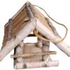 Futterhaus Zum Aufhängen Mit Schilfdach 2 Futterhaus Zum Aufhängen Mit Schilfdach -Haustierprodukte 70140futterhausbirkeseilaktionsmodell27x25x23cm
