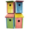 Nistkasten - Bunt -Haustierprodukte 70550 4 stck nistkasten bunt fr meisen 16 x 13 x 23 cm loch 32 mm skaliert