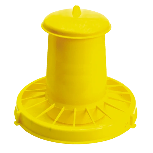 Futterautomat Mit Deckel Für Geflügel Gelb 7kg 3 Futterautomat Mit Deckel Für Geflügel Gelb 7kg