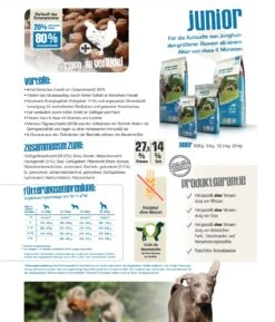 Bewi Dog Junior 12,5kg -Haustierprodukte juniorzusammenfassung